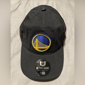 Golden State Warriors Strapback Hat Black by Ultra Game. One Size Fits Most.